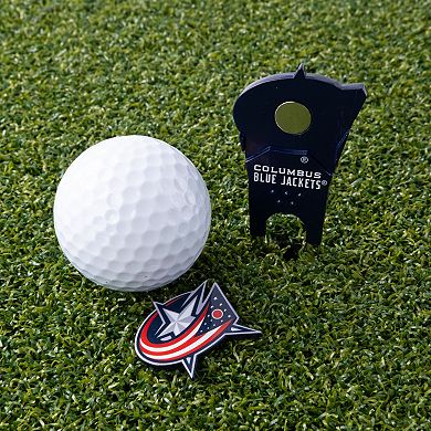 NHL Columbus Blue Jackets Shaped Divot Tool
