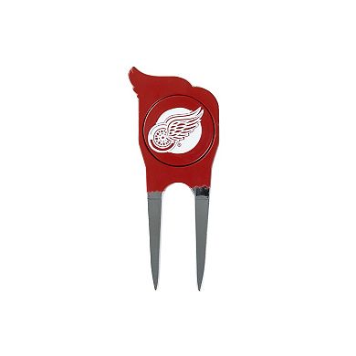 NHL Detroit Red Wings Shaped Divot Tool