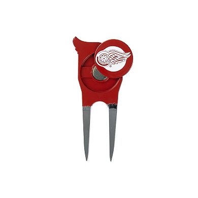 NHL Detroit Red Wings Shaped Divot Tool