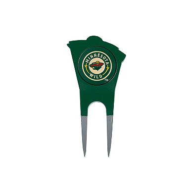 NHL Minnesota Wild Shaped Divot Tool