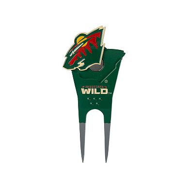NHL Minnesota Wild Shaped Divot Tool