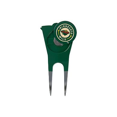 NHL Minnesota Wild Shaped Divot Tool