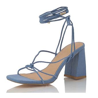Strappy Block Heel Women's Dress Sandals