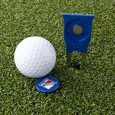 NHL New York Rangers Shaped Divot Tool