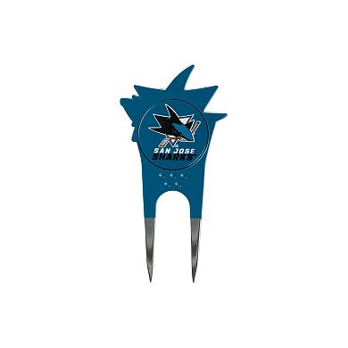 NHL San Jose Sharks Shaped Divot Tool
