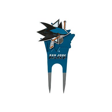 NHL San Jose Sharks Shaped Divot Tool