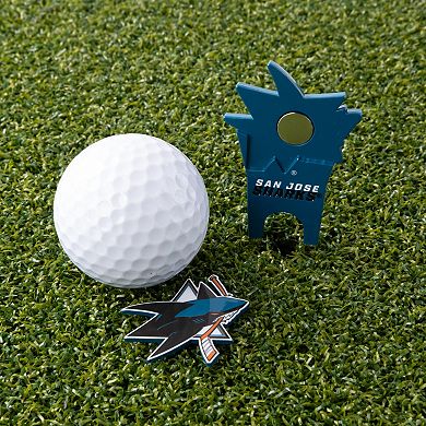 NHL San Jose Sharks Shaped Divot Tool