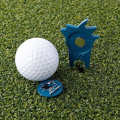 NHL San Jose Sharks Shaped Divot Tool