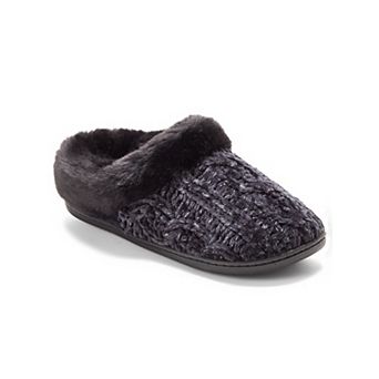Dearfoams Luxe Rib Knit Women's Slip-On Clog Slippers