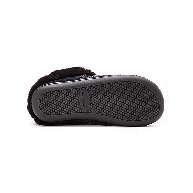 Dearfoams Luxe Rib Knit Women's Slip-On Clog Slippers