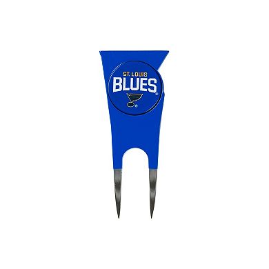 NHL St. Louis Blues Shaped Divot Tool