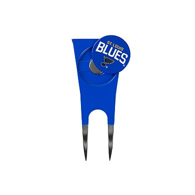 NHL St. Louis Blues Shaped Divot Tool