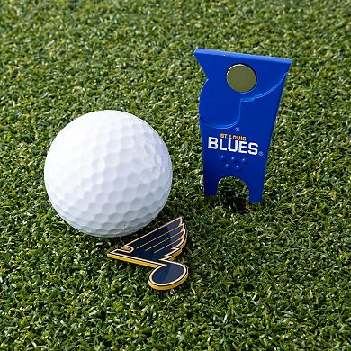 NHL St. Louis Blues Shaped Divot Tool