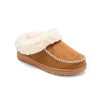 Women's Dearfoams Microsuede Moc Toe Clog Slippers