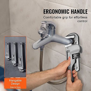 3-Piece Aluminum Wrench Set for Pipes and Threaded Connections, Lightweight and Durable