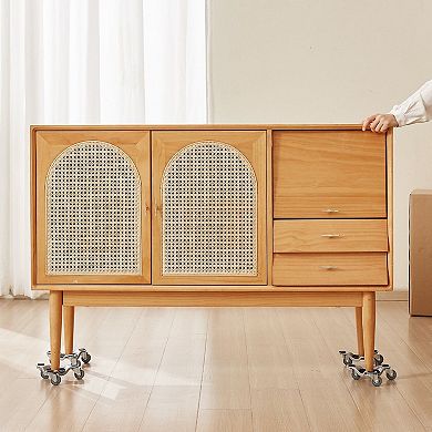 4 PCS Carbon Steel Dolly for Moving Sofas, Appliances, and Heavy Items