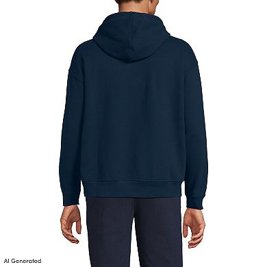 Men's Lands' End Long Sleeve Oversized Hoodie