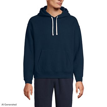 Men's Lands' End Long Sleeve Oversized Hoodie