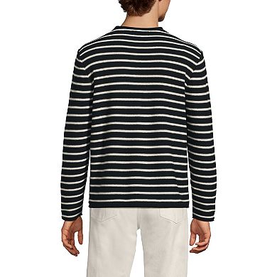 Men's Lands' End Long Sleeve Cotton Rollneck Sweater