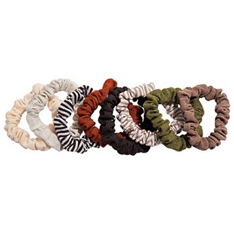 Emberly 8-Pack Stripe Hair Ties