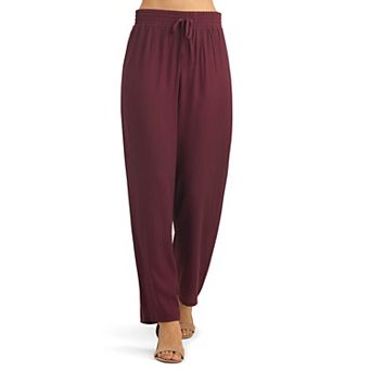 Women's AB Studio Wide Leg Pull-On Tie Front Pants
