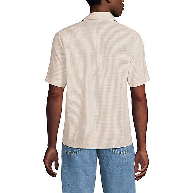 Men's Lands' End Short Sleeve Cooling Shirt