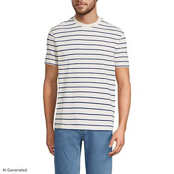 Men's Lands' End Short Sleeve Knit Terry Tee