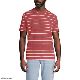 Men's Lands' End Short Sleeve Knit Terry Tee