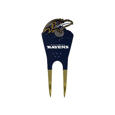NFL Baltimore Ravens Shaped Divot Tool
