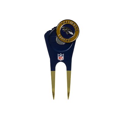 NFL Baltimore Ravens Shaped Divot Tool