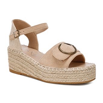 London Rag Amilta Women's Ankle Strap Wedge Sandals