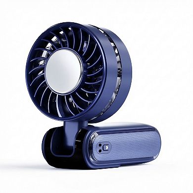 Handheld Cooling Fan with Semiconductor TEC Portable Rechargeable Foldable Fan Ice Cooling