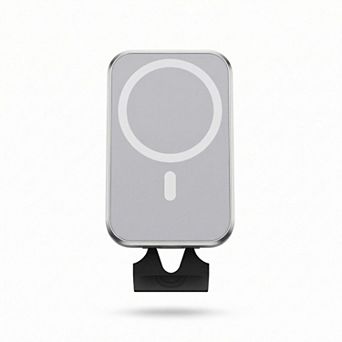Car Wireless Charger Mount 15W Fast Charging Aluminum Magnetic Phone Holder Air Vent Mount