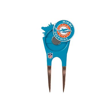 NFL Miami Dolphins Shaped Divot Tool