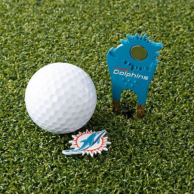 NFL Miami Dolphins Shaped Divot Tool