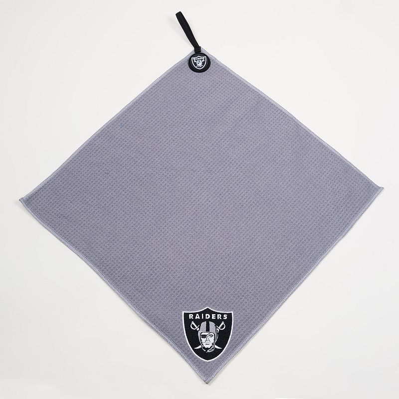 NFL Las Vegas Raiders 15" x 15" Microfiber Towel, Black