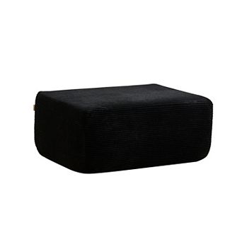 Ovios No Assembly Furniture, Durable Ottoman for Apartment Essentials, Plush/Corduroy/Sherpa Fabric