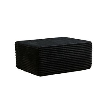 Ovios No Assembly Furniture, Durable Ottoman for Apartment Essentials, Plush/Corduroy/Sherpa Fabric
