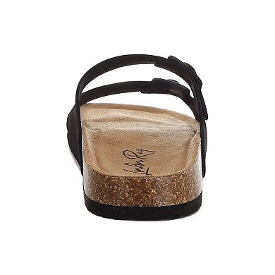 London Rag Gloriosa Women's Slip-On Comfort Sandals