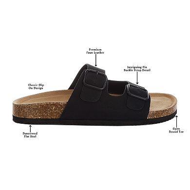 London Rag Gloriosa Women's Slip-On Comfort Sandals