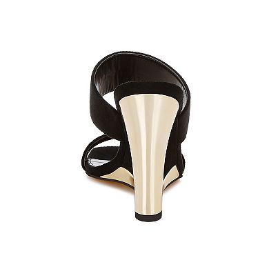 London Rag Zimeski Women's Wedge Slip-On Sandals