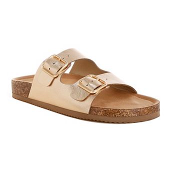 London Rag Parla Women's Slip-On Buckle Sandals