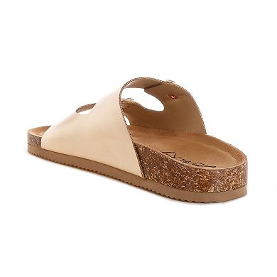 London Rag Parla Women's Slip-On Buckle Sandals