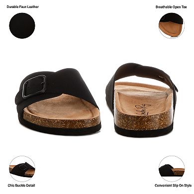 London Rag Aranda Women's Slip-On Comfort Sandals