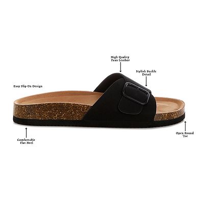 London Rag Aranda Women's Slip-On Comfort Sandals