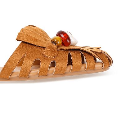 London Rag Corvina Women's Slingback Flat Sandals