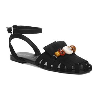 London Rag Corvina Women's Slingback Flat Sandals