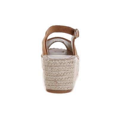 London Rag Georna Women's Slingback Wedge Sandals