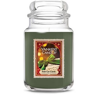 Yankee Candle® Train Car Carols Aromatic Juniper & Cinnamon Large Jar Candle