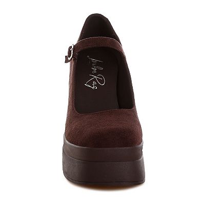 London Rag Kenny Women's Platform Mary Jane Heels